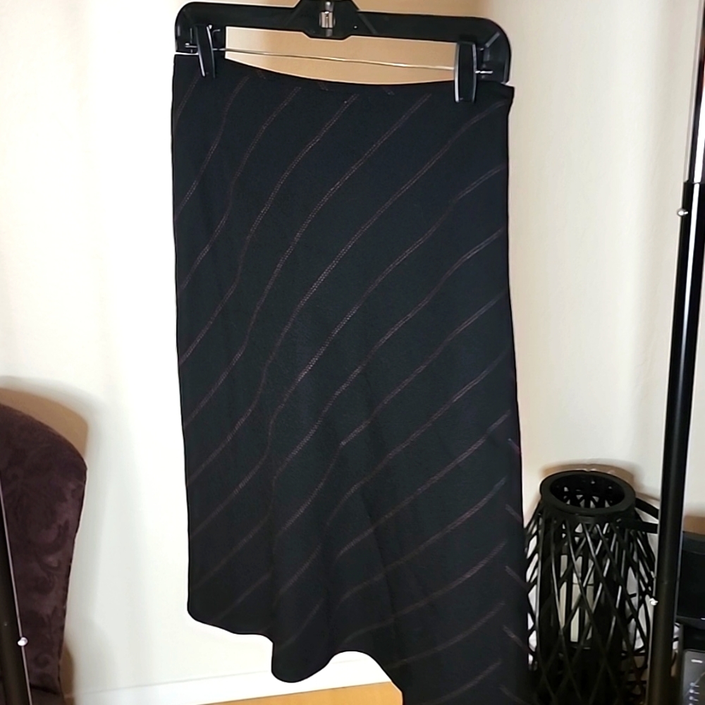 Black A-line Skirt